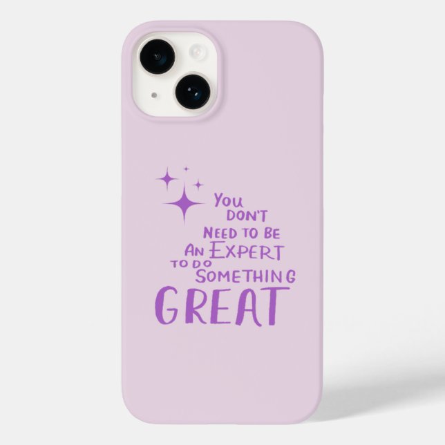 Pink and Purple Simple  Case-Mate iPhone Case (Back)