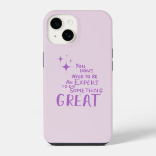 Pink and Purple Simple iPhone 14 Case