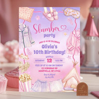 Pink and Purple Sleepover Slumber Birthday Party
