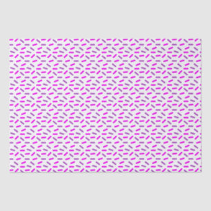 Pink and Purple Sprinkles Pattern Custom Tissue Paper