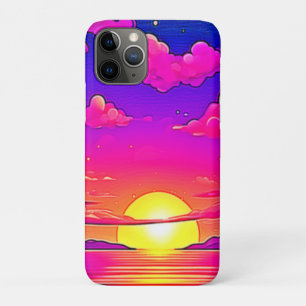 Pink and Purple Sunset Case-Mate iPhone Case