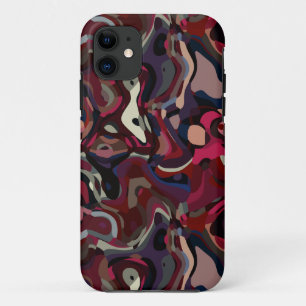 pink and purple swirl abstract Case-Mate iPhone case