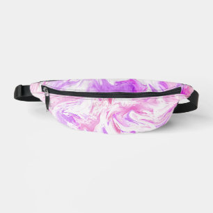 Pink and Purple Tie Dye Pattern Fanny Pack