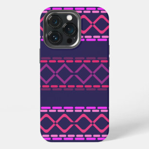 Pink and Purple Tribal Seamless Pattern iPhone 13 Pro Case