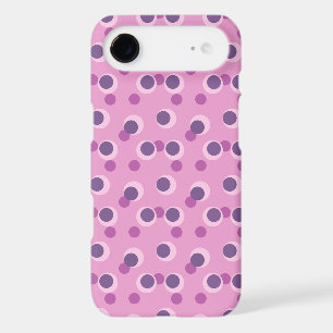 pink and purple vintage dots