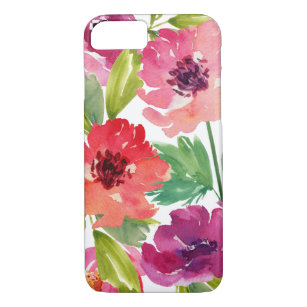 Pink and Purple Watercolor Floral Case-Mate iPhone Case