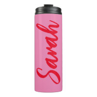 Pink and Red Bold Personalised