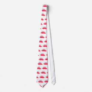 Pink and Red Crocodiles Tie