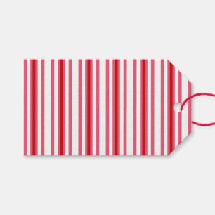 Pink and red gift tag