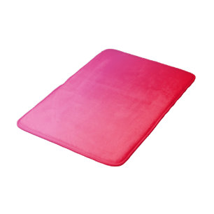 Pink and Red Gradient Bath Mat