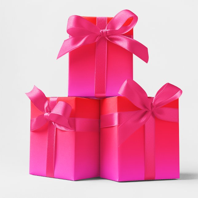 Pink and Red Gradient Wrapping Paper (Pink and Red Gradient Wrapping Paper)