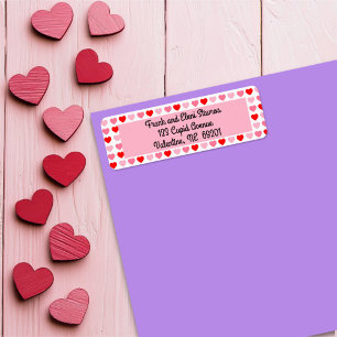 Pink and Red Heart Valentine Love Pattern
