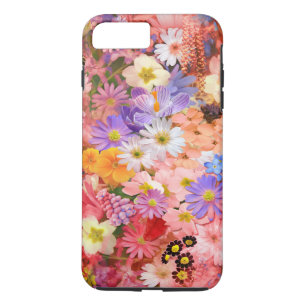 Pink and Red Spring Flowers Case-Mate iPhone Case