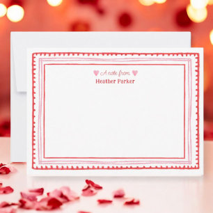 Pink and Red Sweetheart Valentine Themed  Card