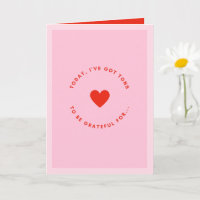 Pink And Red Valentine's Day Love & Gratitude