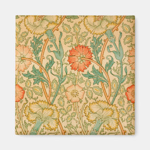 Pink and Rose Pattern (by William Morris) Magnet
