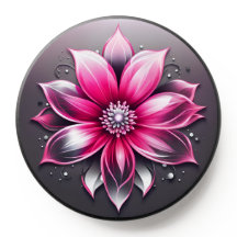 Pink and Silver Flower