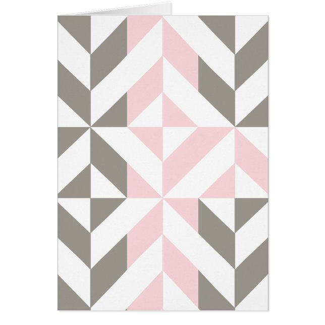 Pink and Silver Geometric ZigZag (Front)