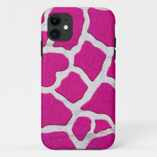 Pink and Silver Giraffe Case-Mate iPhone Case