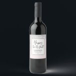 Pink and Silver Glitter Custom 21st Birthday Party Wine Label<br><div class="desc">Add some shimmer and sparkle to your event with this personalised wine labels. This customisable 21st birthday party wine label features faux silver glitter and pink background with a hand-lettered script.  Perfect as a centerpiece or as a 21st birthday party gift.</div>