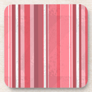Pink and Stinky Stripes Coaster