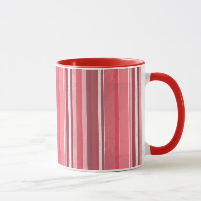 Pink and Stinky Stripes Mug (Right)