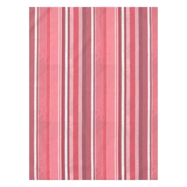 Pink and Stinky Stripes Tablecloth (Front)