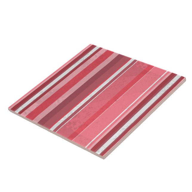 Pink and Stinky Stripes Tile (Side)