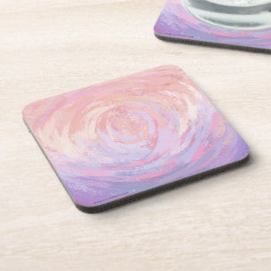 Pink and Stinky Textured Coaster