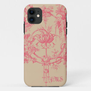 Pink and Tan Toile Case-Mate iPhone Case