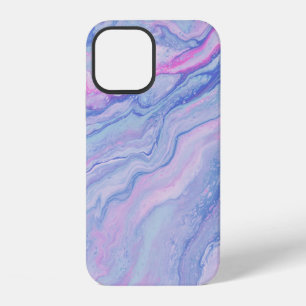 PINK AND TEAL ABSTRACT PAINTING iPhone 12 CASE