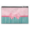 Pink and Teal Damask Stripe Bag
