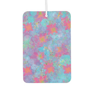 Pink and Turquoise Dream Car Air Freshener