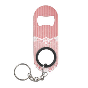 Pink and white background with black lace
