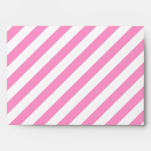 Pink and White Candy Stripes. Envelopes