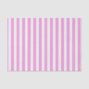 Pink and white candy stripes tissue paper