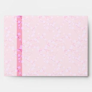 Pink and White Cherry Blossoms Envelope
