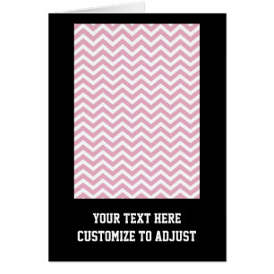 Pink and white chevron