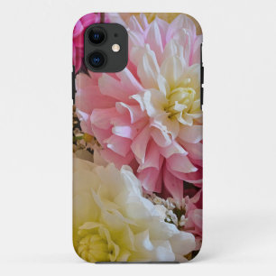 Pink and white dahlia flowers Case-Mate iPhone case