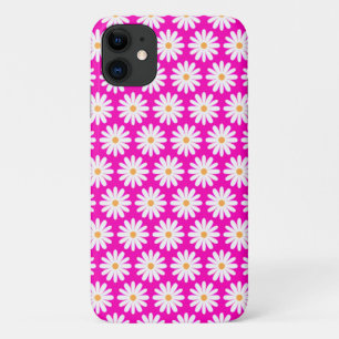 Pink and White Daisy Flower Case-Mate iPhone Case