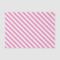 Pink and White Diagonal Stripes