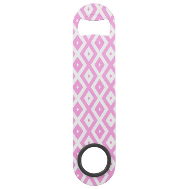 Pink and white diamond pattern (Front)