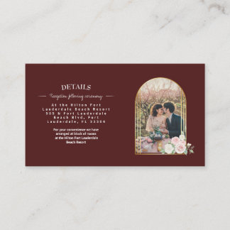 Pink And White Dusky Rose Blooms Enclosure Card