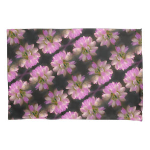 Pink And White Flower Close Up Pattern Pillowcase