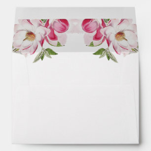 Pink And White Flowers Envelope