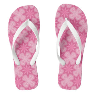 Pink And White Jandals
