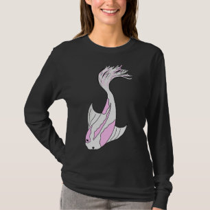 Pink And White Koi Fish T-Shirt