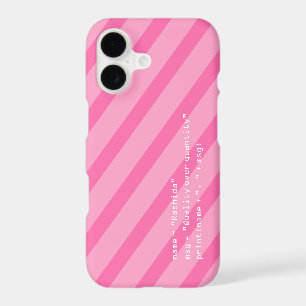 Pink and White Message in Python Code 
