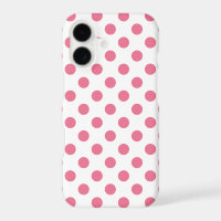 Pink and white polka dots