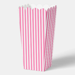 Pink And White Popcorn Birthday Celebration  Favour Box